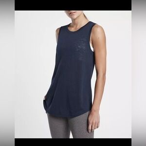 ATHLETA Breezy Tank Top Small Navy‎ Blue